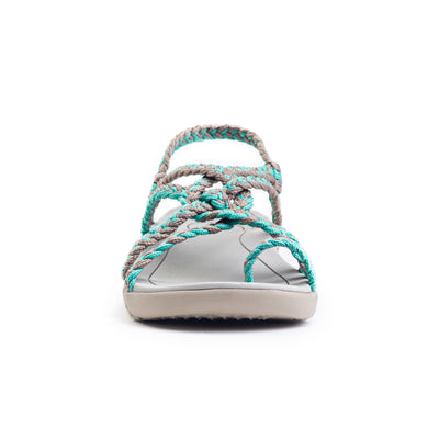 Plaka Explore Walking and Hiking Sandals | Turquoise Brazilian Sand