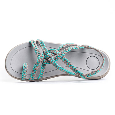 Plaka Explore Walking and Hiking Sandals | Turquoise Brazilian Sand