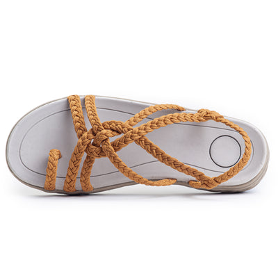 Plaka Explore Walking and Hiking Sandals | Sand Yellow