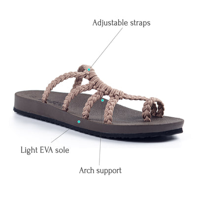 Relief Flip Flops for Women with Arch Support | Brazilian Sand