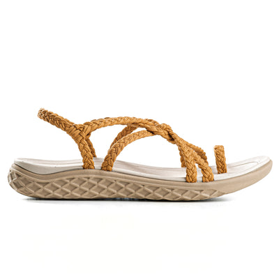 Plaka Explore Walking and Hiking Sandals | Sand Yellow