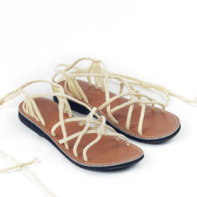 Sahara Gladiator Sandals Women | Sweet-Ivory