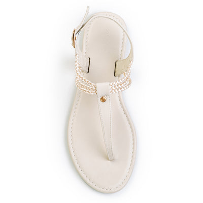 Plaka Rappel Flat Thong Sandals | Stone