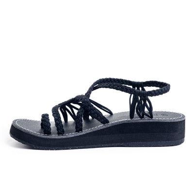 Plaka Platform Sandals for Women | Classic Black