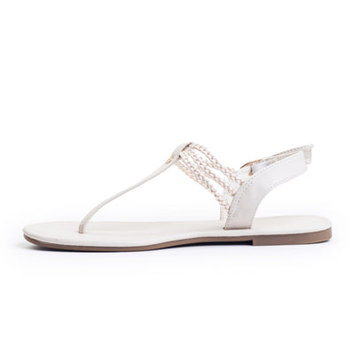 Plaka Rappel Flat Thong Sandals | Stone