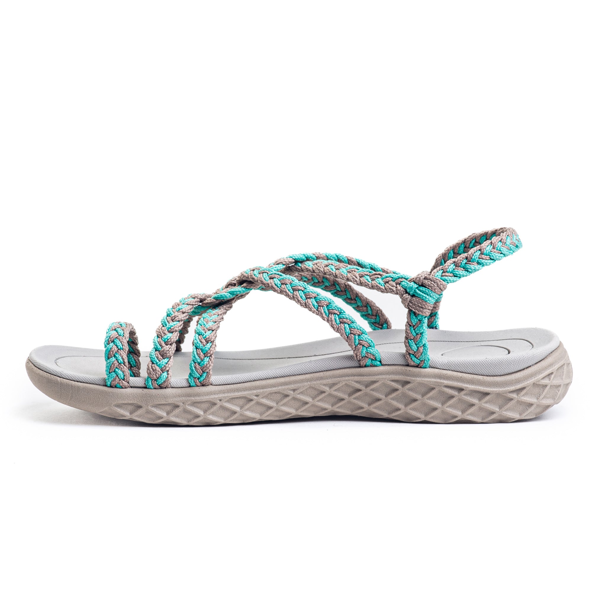 Plaka Explore Walking and Hiking Sandals | Turquoise Brazilian Sand