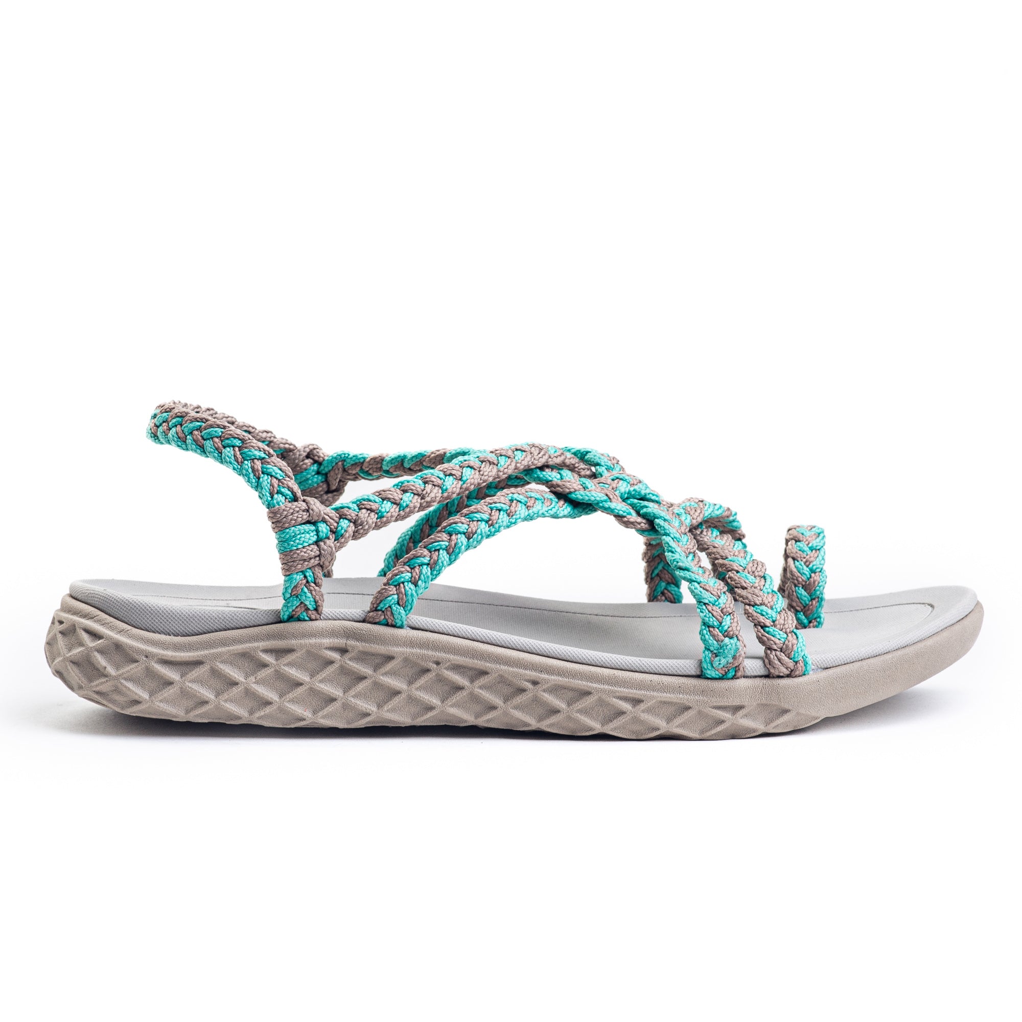 Plaka Explore Walking and Hiking Sandals | Turquoise Brazilian Sand