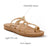 Relief Flip Flops for Women with Arch Support | Gold
