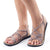 Palm Leaf Flat Women's Sandals | Brazilian Sand