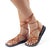 Sahara Gladiator Sandals Women | Orange