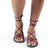 Sahara Gladiator Sandals Women | Sunset Sangria