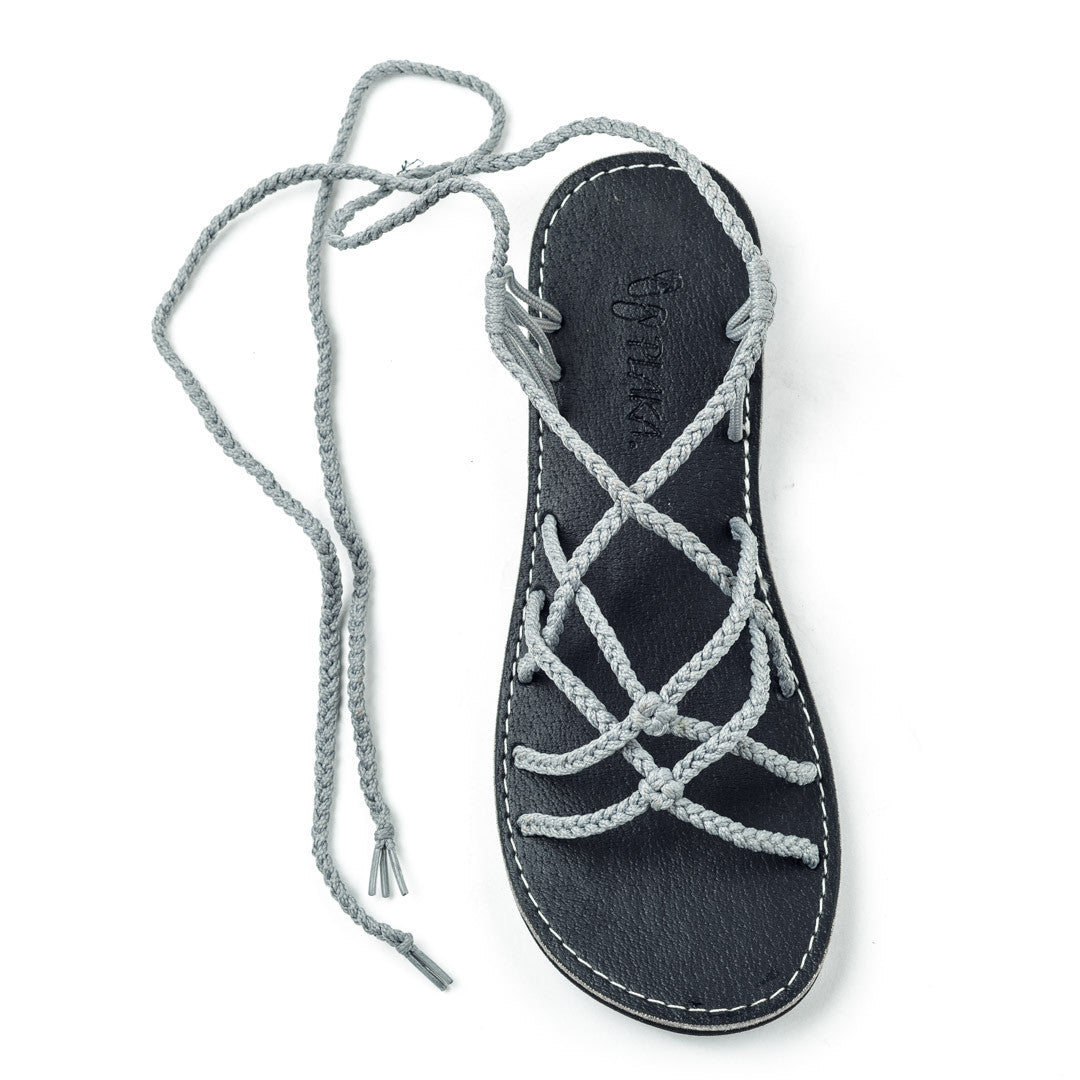 Gray store gladiator sandals