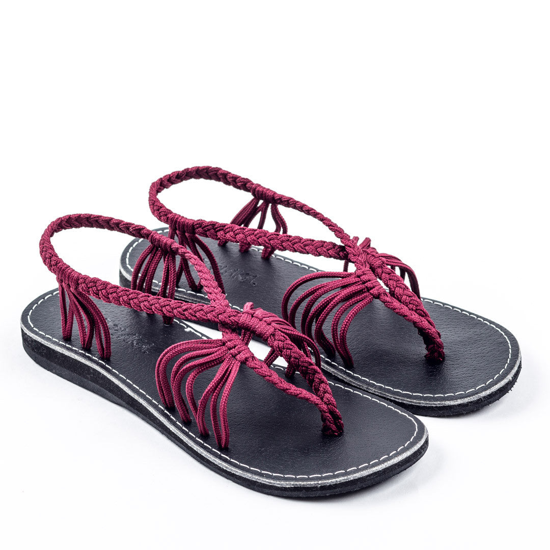 Seashell Summer Sandals for Women | Sunset Sangria