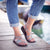 Palm Leaf Flat Women's Sandals | Urban Gray