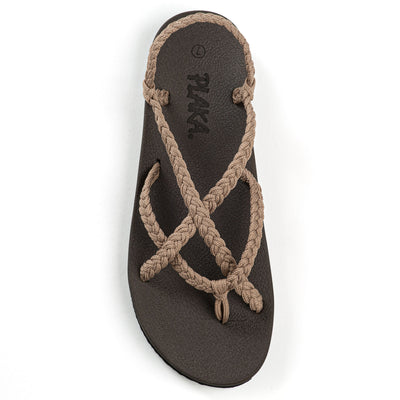 Plaka Lagoon Sandals for Women with Arch Support | Brazilian Sand