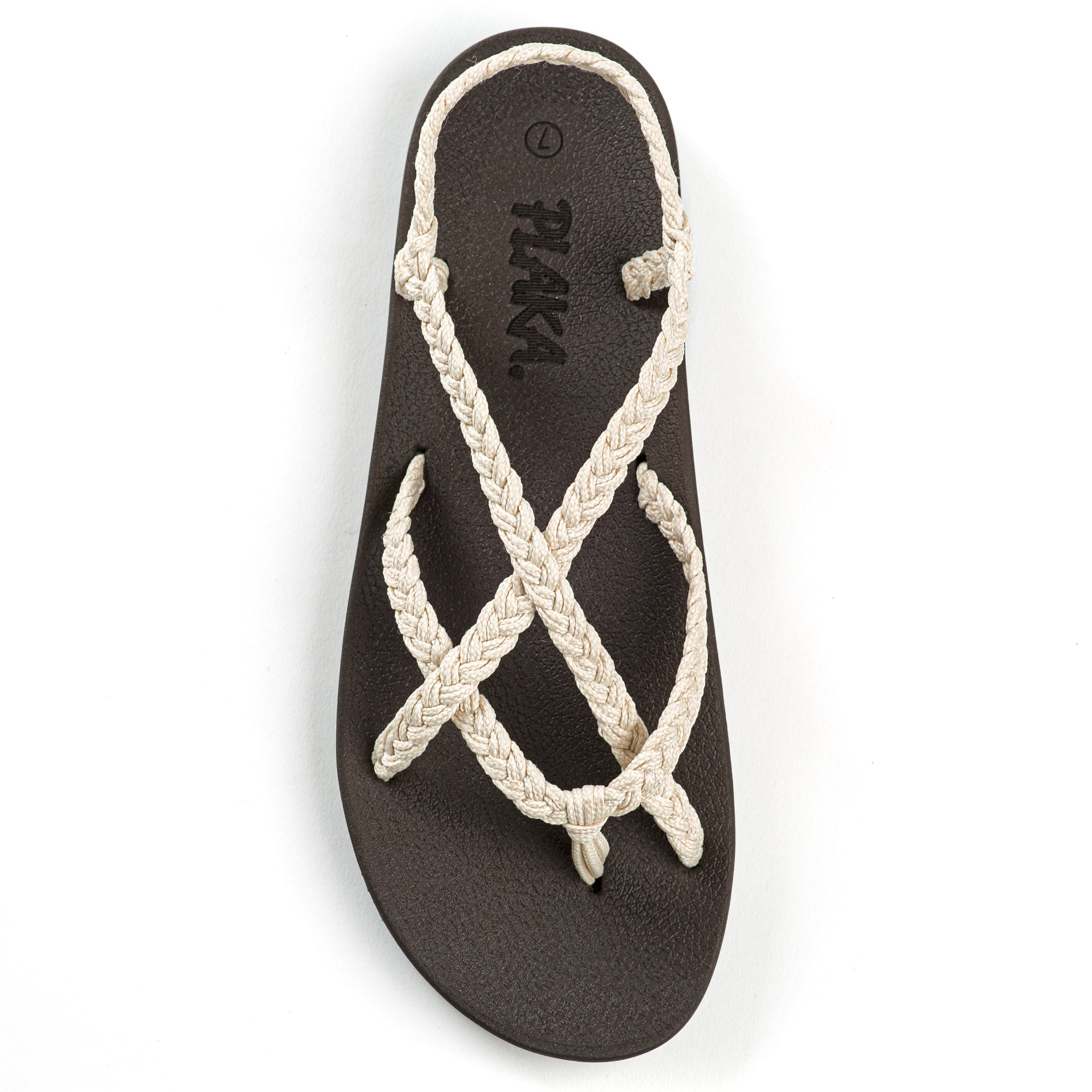 Plaka Lagoon Sandals for Women with Arch Support | Pearl White