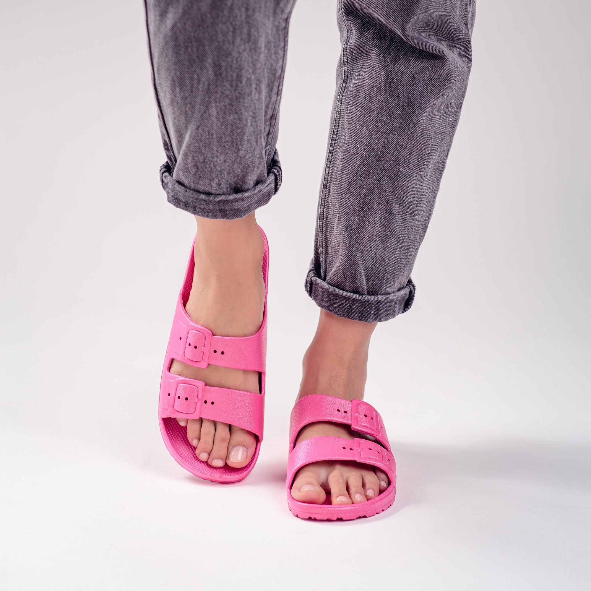 Plaka Genesis 2 Fixed Straps Slides Sandals | Pink