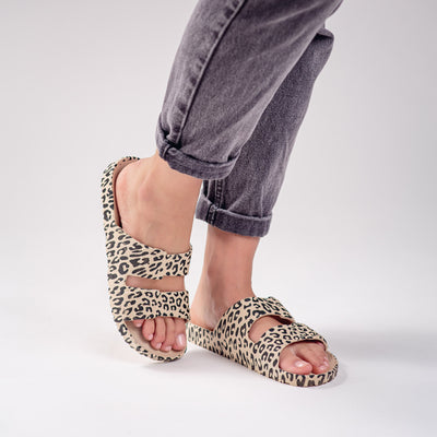 Plaka Genesis 2 Fixed Straps Slides Sandals | Animal Instinct