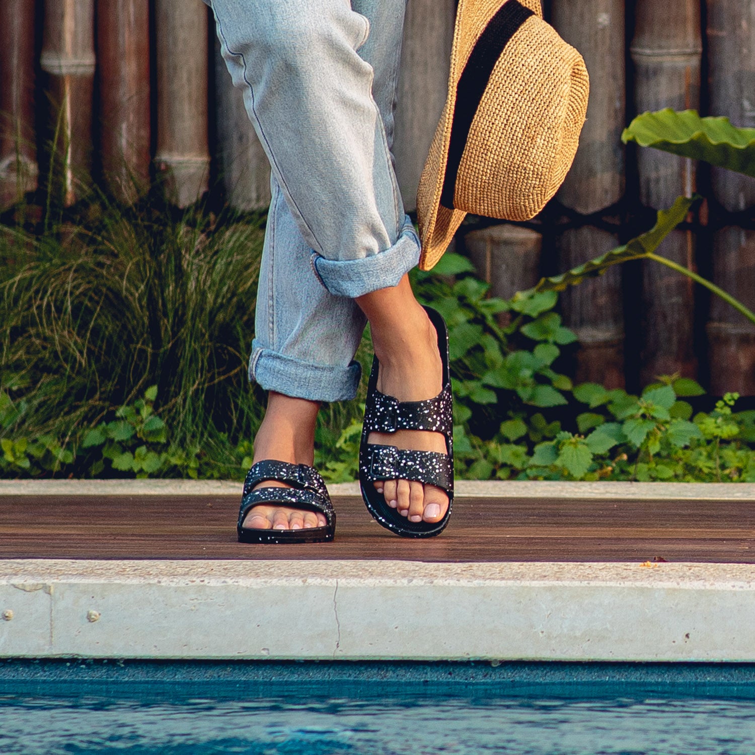 Copy of Plaka Genesis 2 Fixed Straps Slides Sandals | Zombie