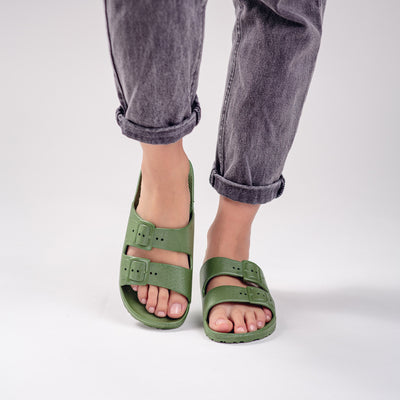 Plaka Genesis 2 Fixed Straps Slides Sandals | Cactus Tree